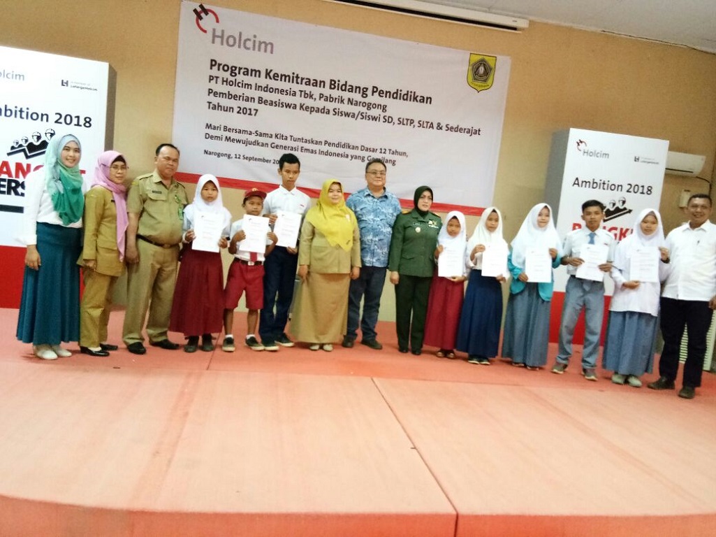 Kemitraan dan Beasiswa Holcim